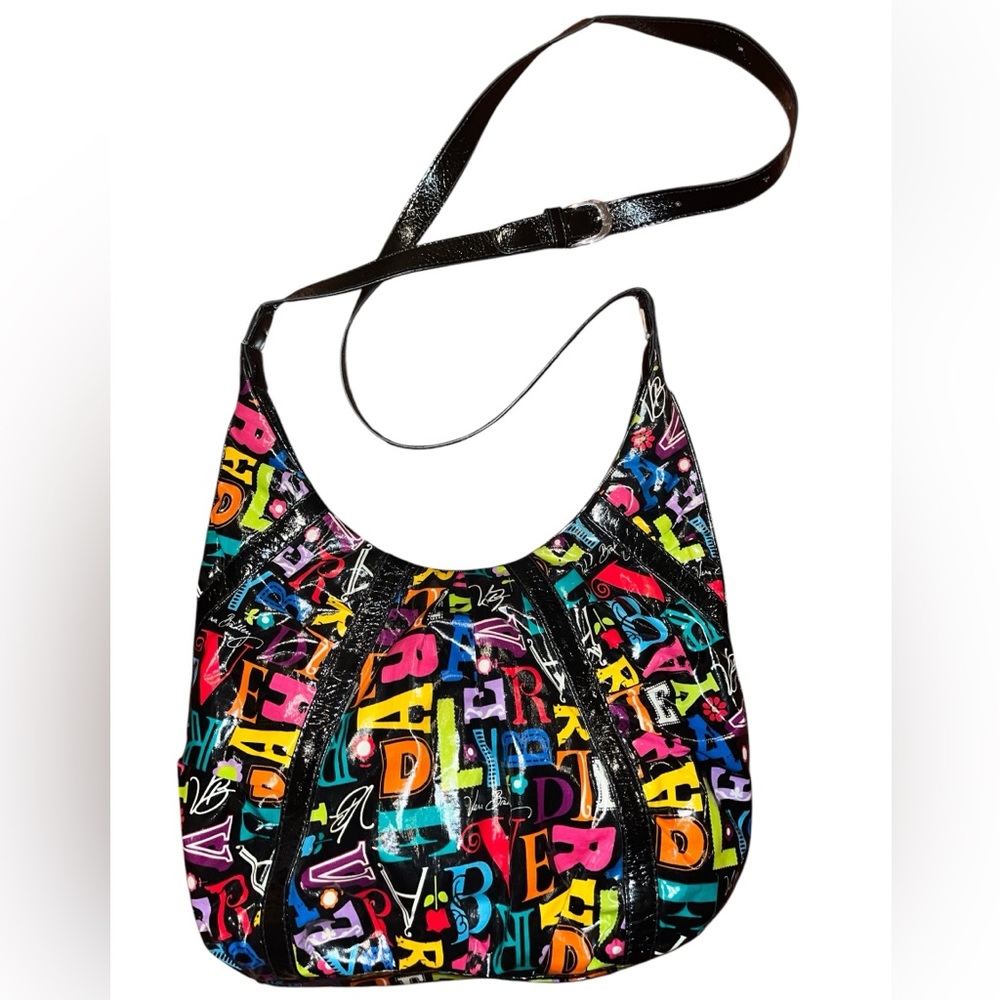 Vera Bradley vinyl Hobo Crossbody bag